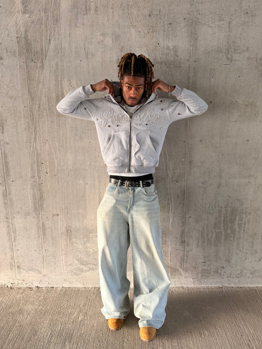 “FROSTED GEM” ZIPUP