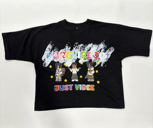 PureVibe Black Tees