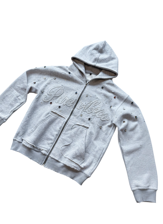 “FROSTED GEM” ZIPUP